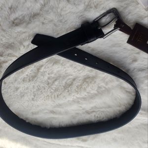 Black Frye Leather Belt mens 34